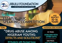 JIBULUCARE FOUNDATION ANNUAL ESSAY/PUBLIC SPEAKING COMPETITION