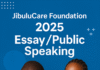 JibuluCare 2025 Essay-Public Speaking